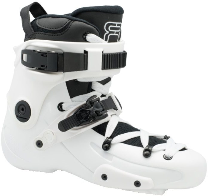 FR1 white boot only inline skate for freeriding